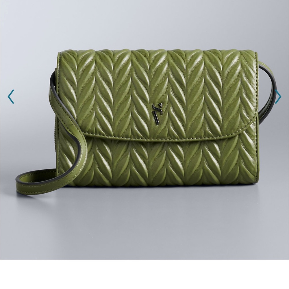 New Simply Vera Vera wang signature Envelope Crossbody Bag
